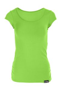 WINSHAPE Damen T-Shirt "WTR4", grün, Gr. XS, 90% Baumwolle, 10% Elasthan, Shirts, kurzarm