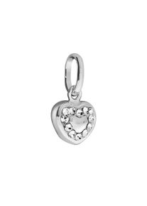 Vivance Damen Ketten-Anhänger "925/- Sterling Silber Kristall weiß", ONE-SIZE, Silber 925 (Sterlingsilber), 0,9 g, weiß, Silber 925 (Sterlingsilber),