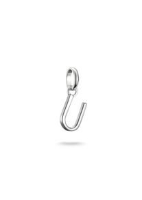 Thomas Sabo Damen Charm Buchstabe "Charm Alphabet/Buchstabe - Connect", U, silber, Silber 925, recycelt, Charms