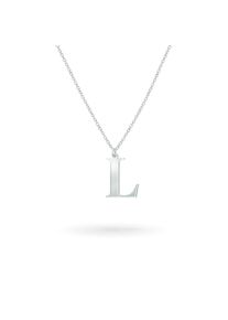 Beka & Bell BEKA & BELL Damen Kette mit Anhänger "925-Sterling Silber Glänzend 45cm", 45cm, Silber 925 (Sterlingsilber), L: 45cm, weiß, Silber 925