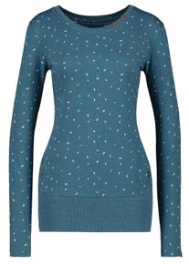 alife and kickin ALIFE & KICKIN Damen Langarmshirt "Damen ConnyAK B", grün, Gr. XS, 65% Baumwolle 35% Polyester, Shirts