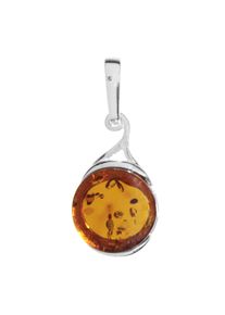 OSTSEE-SCHMUCK Damen Ketten-Anhänger "OSTSEE-SCHMUCK Anhänger Tira Anhänger Tira", 28 x 12mm, Silber 925 (Sterlingsilber), 1.5 g, weiß, Silber 925
