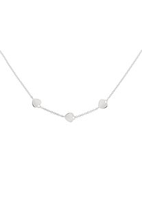 CAI CAÏ Damen Collierkettchen, 39,0 + 5,0cm, Silber 925 (Sterlingsilber), L: 44cm B: 5.5mm, weiß, Silber 925 (Sterlingsilber), B:5.5mm, Halsketten