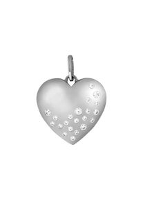 Vivance Damen Ketten-Anhänger "925 Silber rhodiniert mit Zirkonia", ONE-SIZE, Silber 925 (Sterlingsilber), 2,9 g, weiß, Silber 925 (Sterlingsilber),
