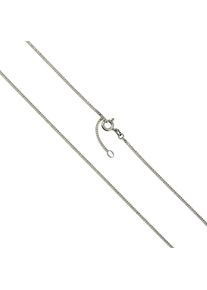 Vivance Damen Collierkettchen "925 Sterling Silber rhodiniert Panzerkette 38cm", 38cm, Silber 925 (Sterlingsilber), L: 38cm B: 1.2mm, weiß, Silber