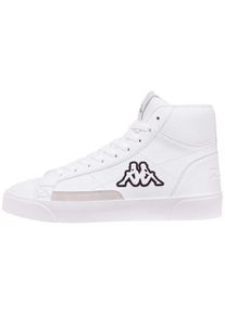 Kappa Sneaker, Gr. 45, schwarz-weiß, Synthetik, unifarben, sportlich, Schuhe, im angesagten Mid-Cut