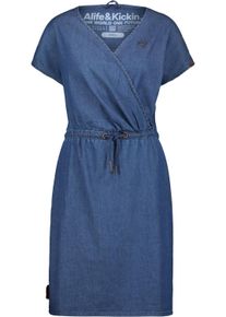 alife and kickin ALIFE & KICKIN Damen Sommerkleid "Damen OrnellaAK DNM", blau, Gr. XS, 98% Baumwolle 2% Elasthan, Kleider