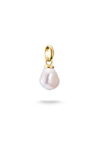 Thomas Sabo Damen Charm Perle "Charm Süßwasserzuchtperle - Connect, CC1282-082-14, CC1282-430-14", gold, Silber 925, recycelt, Perlen, Charms, mit