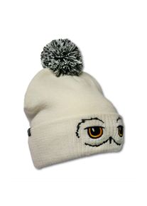 logoshirt Damen Strickmütze "Harry Potter - Hedwig", weiß, casual, bestickt, 100% Polyacryl, Mützen, mit lizenzierter Stickerei