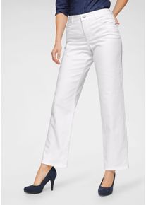 MAC Damen Bequeme Jeans "Gracia", weiß, feminin, Gr. 44, unifarben, Denim/Jeans, Obermaterial: 92% Baumwolle, 6% Polyester, 2% Elasthan, Jeans,