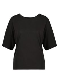 alife and kickin ALIFE & KICKIN Damen Rundhalsshirt "Damen GerriAK T", schwarz, Gr. XS, 63% Viskose 37% Recycled Polyester, Shirts