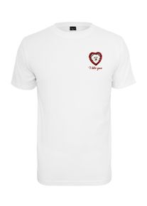 MisterTee Herren Kurzarmshirt "MisterTee Damen Ladies Like You Tee", weiß, casual, Gr. XS, unifarben, 100% Baumwolle, Shirts