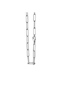 Vivance Damen Collierkettchen "925/- Sterling Silber rhodiniert Gliederkette 50 cm", 60cm, Silber 925 (Sterlingsilber), L: 60cm B: 4.8mm, weiß,