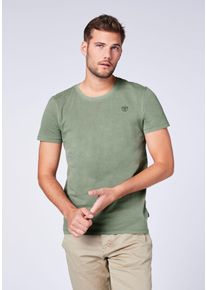Chiemsee Herren Funktionsshirt "SALTBURN", grün, sportlich, Gr. S, unifarben, Jersey, Obermaterial: 100% Baumwolle, Shirts, in großen Größen