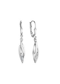 Vivance Damen Paar Ohrhänger "925-Sterling Silber rhodiniert Zirkonia", ONE-SIZE, Silber 925 (Sterlingsilber), weiß, Silber 925 (Sterlingsilber),