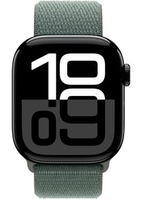 Apple Smartwatch-Armband "42 mm Sport Loop", Apple Watch Modelle 38mm / 40mm / 41mm / 42mm, grün, Uhrenarmbänder