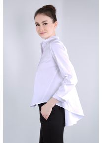 Imperial Damen Klassische Bluse "IMP-C ED4BBE", weiß, feminin, Gr. S, unifarben, clean, gepflegt, leicht glänzend, Web, Obermaterial: 79% Baumwolle,