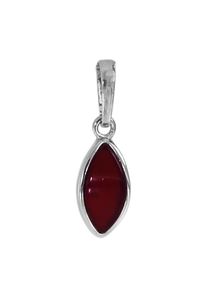 OSTSEE-SCHMUCK Damen Ketten-Anhänger "OSTSEE-SCHMUCK Anhänger Tadira Anhänger Tadira", 26 x 8mm, Silber 925 (Sterlingsilber), 1.4 g, weiß, Silber 925