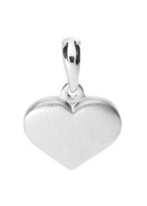 OSTSEE-SCHMUCK Damen Ketten-Anhänger "OSTSEE-SCHMUCK Anhänger Herz 15 mm Anhänger Herz 15 mm", 22 x 15mm, Silber 925 (Sterlingsilber), 1.5 g, weiß,