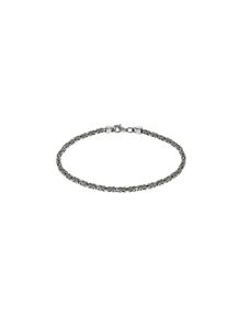 ZEEme Damen Collier-Set "Silber 925 poliert Königskette 2,2mm breit", 19cm, Silber 925 (Sterlingsilber), L: 19cm B: 2.2mm, weiß, Silber 925