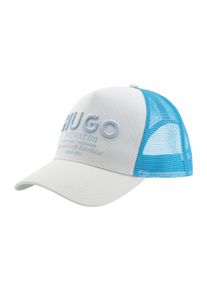 HUGO BLUE Damen Baseball Cap "Merk", schwarz-weiß, casual, unifarben, Denim/Jeans, Baumwolle, Caps, Unisex