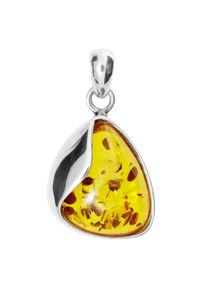 OSTSEE-SCHMUCK Damen Ketten-Anhänger "OSTSEE-SCHMUCK Anhänger Jeska 28 mm Anhänger Jeska 28 mm", 28 x 16mm, Silber 925 (Sterlingsilber), 2.7 g, weiß,