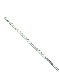 Vivance Damen Armband "925/- Sterling Silber rhod. Panzerarmband", 21cm, Silber 925 (Sterlingsilber), weiß, Silber 925 (Sterlingsilber), Armbänder