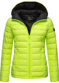 Marikoo Damen Steppjacke "Luci", grün, klassisch, Gr. XS, Obermaterial: 100% Nylon, Futter: 100% Polyester, Wattierung: 100% Polyester, Ärmelfutter: