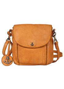Harbour 2nd Damen Umhängetasche "Iben", gelb, Leder, Taschen, Handtasche Damen Schultertasche Tasche Damen