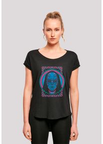 F4NT4STIC Damen T-Shirt "Harry Potter Neon Todesser Maske", schwarz, casual, Gr. XL, Obermaterial: 100% Baumwolle, Shirts, Damen,Premium