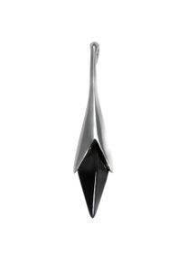Vivance Damen Ketten-Anhänger "925/- Sterling Silber synth. Onyx", ONE-SIZE, Silber 925 (Sterlingsilber), 2 g, weiß, Silber 925 (Sterlingsilber),