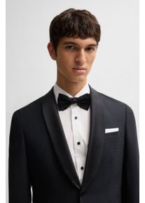 BOSS Damen Einstecktuch "H-POCKET SQUARE", weiß, casual, unifarben, Popeline, Baumwolle, Modetücher, mit bügelleichtem Finish