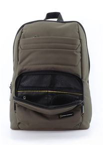 Cityrucksack "Pro", National Geographic, grün, Nylon, elegant, Rucksäcke, mit gepolstertem Tablet-Fach