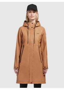 Khujo Damen Regenmantel "WIED2", gelb, casual, Gr. L, unifarben, 100% Polyester, Mäntel