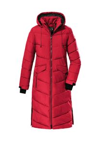 Killtec Damen Steppmantel "KOW 62 WMN QLTD CT", rot, sportlich, Gr. 42, Obermaterial: 100% Polyester, Füllung: 100% Polyester (recycelt), Mäntel