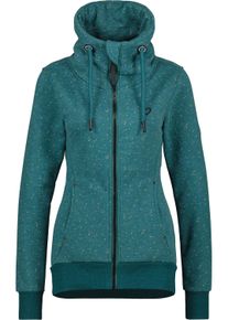 alife and kickin ALIFE & KICKIN Damen Sweatjacke "Damen VivianAK B", grün, Gr. XS, 50% Baumwolle 50% Polyester, Sweatjacken