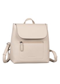 Tom Tailor Rucksack "Elis", weiß, Polyurethane, feminin, Rucksäcke, aus weich gekörntem Lederimitat auffällige Ziernaht und feinem Logo