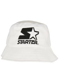 Damen Flex Cap "Starter Black Label Accessoires Basic Bucket Hat", weiß, casual, STARTER Black Label, unifarben, 100% Baumwolle, Caps