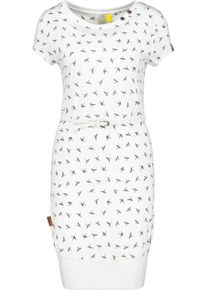 alife and kickin ALIFE & KICKIN Damen Jerseykleid "Damen CocoAK", weiß, Gr. XS, 65% Baumwolle 35% Polyester, Kleider