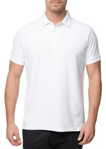 INDICODE Herren Poloshirt "INAbbortsford", weiß, modisch, Gr. M, unifarben, Single Jersey, Obermaterial: 100% Baumwolle, Shirts
