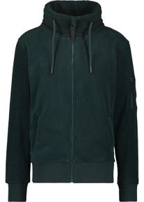 alife and kickin ALIFE & KICKIN Herren Kapuzensweatjacke "Herren EliasAK F", grün, Gr. XL, 62% Polyester 30% Recycled Polyester 8% Elastan, Sweatjacken