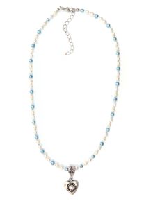 Allgäu Rebell ALLGÄU REBELL Damen Collier "Marisa", weiß, Basic, Glas, Halsketten, mit Glasstein (Swarovski)