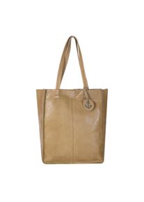 Harbour 2nd Damen Shopper "Elbe 1", grün, Leder, Taschen, aus Leder mit typischen Marken-Anker-Label und Schmuckanhänger