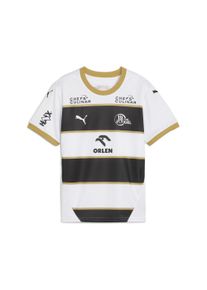 Puma Kinder Trainingsshirt "THW Kiel 24/25 CL Heimtrikot Jugendliche", schwarz-weiß, Gr. 128, bedruckt, Obermaterial: 100% Polyester; Rippe: 100%