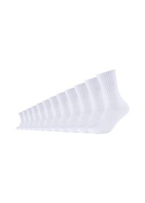 s.Oliver Damen Socken "Socken 12er Pack", Gr. 41, weiß, 74% Baumwolle 24% Polyester 2% Elastodien, uni, Socken