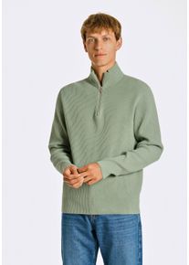 LINDBERGH Herren Troyer "LINDBERGH Troyer", grün, Gr. S, Oberstoff: 80% Baumwolle, 20% Polyester, Pullover