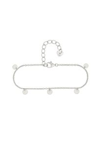 CAI CAÏ Damen Armband "925 Silber rhodiniert Anhänger Plättchen", 15 + 4cm, Silber 925 (Sterlingsilber), weiß, Silber 925 (Sterlingsilber), Armbänder