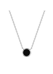 Vivance Damen Kette mit Anhänger "925-Sterling Silber rhodiniert", 42 + 3cm, Silber 925 (Sterlingsilber), L: 45cm, weiß, Silber 925 (Sterlingsilber),