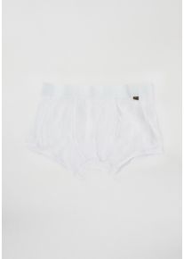Damen Boxer "Alpha Industries Men - Underwear AI Tape Underwear 3 Pack", weiß, Gr. XL, Alpha Industries, Obermaterial: 93% Baumwolle, 7% Elastan,