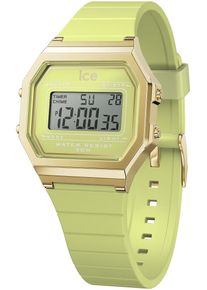 Ice Watch ICE-WATCH Damen Chronograph "ICE digit retro - Small", grün, Armbanduhren, Armbanduhr, Quarzuhr, Damenuhr, Silikonarmband, Datum